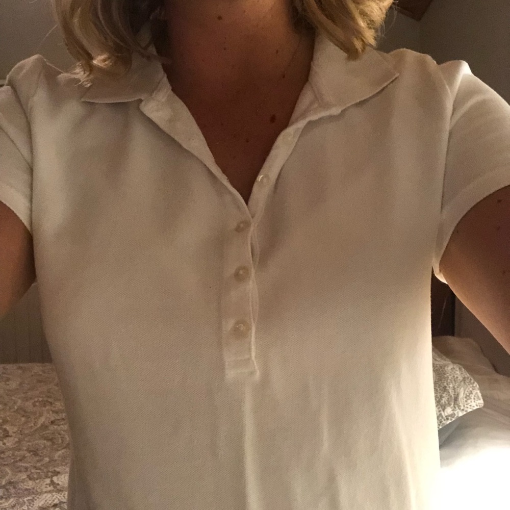 White Polo Tee